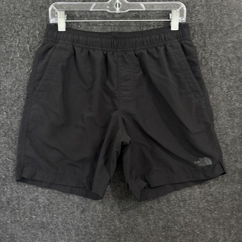 The North Face Class V Trunks Men's Small Black 7" Lined Shorts Swim Pockets